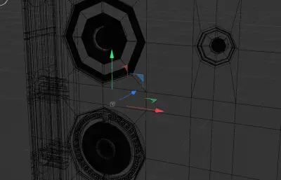 红魔 10Pro 暗夜骑士手机C4D模型,有keyshot模型