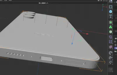 魅族 21手机C4D,keyshot模型,KEYSHOT有材质