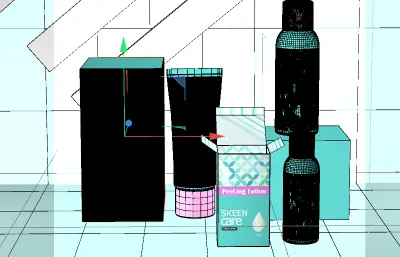 瓶子啫喱产品海报