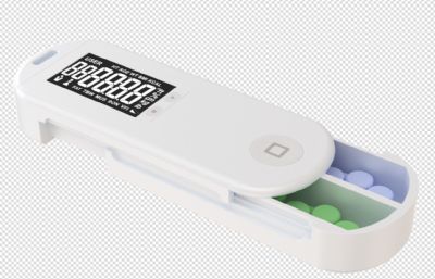 智能药盒 老年人吃药提醒药盒 吃药记录监控药盒