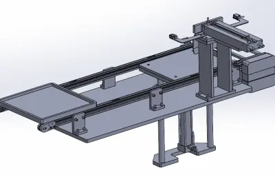 托盘移动升降机构