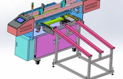 LED洗墙灯基体端盖压入机