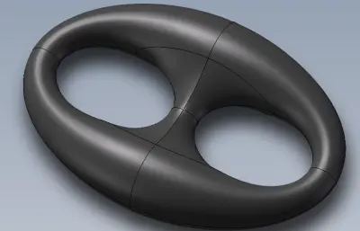 椭圆橡胶握力器