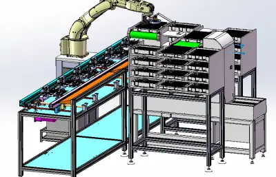机器人自动上内存条设备