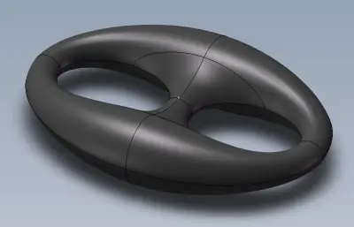 椭圆橡胶握力器