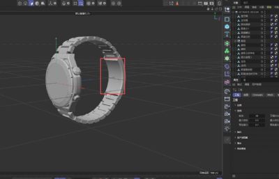 HUAWEI WATCH ULTIMATE DESIGN 非凡大师 黄金款手表C4D,keyshot模型