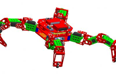 四足爬行机器人结构