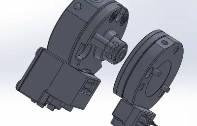 机械手快换装置（公母航插）