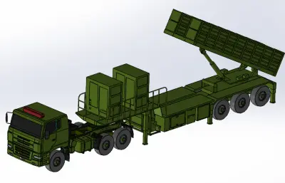 台湾雄风导弹发射车