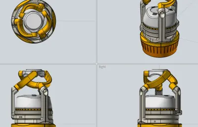 3DoF球面平行接头结构