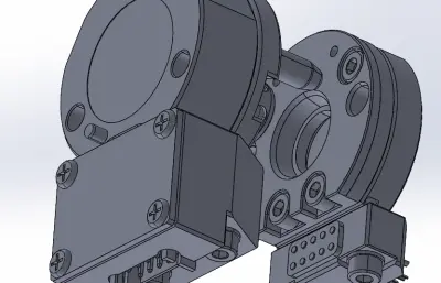 机械手快换装置（公母航插）