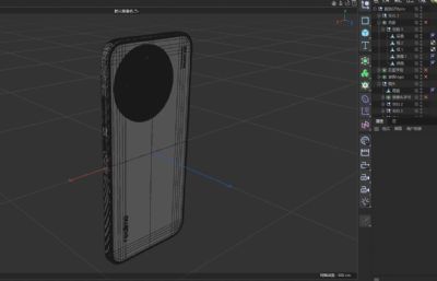 真我GT8 pro手机模型