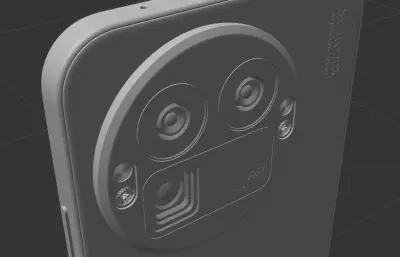 真我GT8 pro手机模型