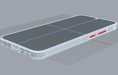 VIVO S50Pro mini手机3D模型