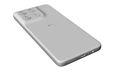 联想Moto G67 Power手机3D模型