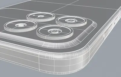 红米 K90手机3D模型