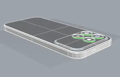 红米 K90手机3D模型