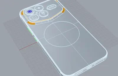 红米 K90 Pro Max冠军版手机3D模型