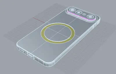 VIVO S50Pro mini手机3D模型