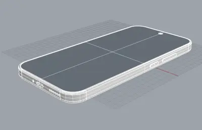 红米 K90手机3D模型