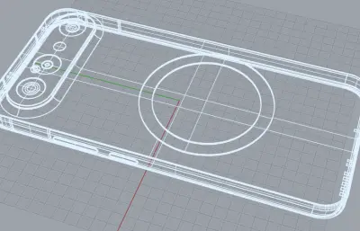 VIVO S50Pro mini手机3D模型