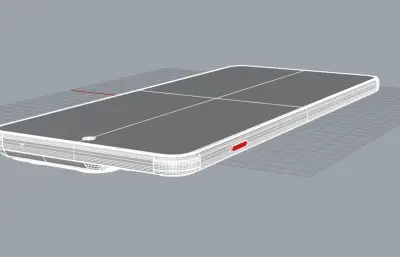 联想 moto X70 Air手机3D模型