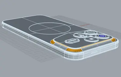 红米 K90 Pro Max冠军版手机3D模型