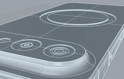 VIVO S50Pro mini手机3D模型