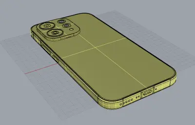 VIVO S50手机3D模型