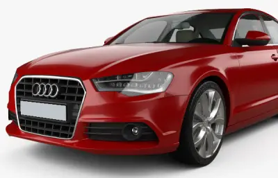 奥迪 A6 C7 sedan汽车,带内饰