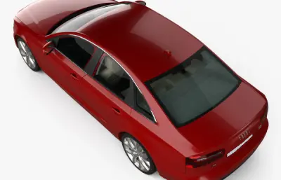 奥迪 A6 C7 sedan汽车,带内饰