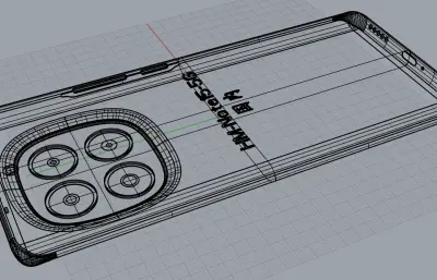 红米 Note 15手机3D模型