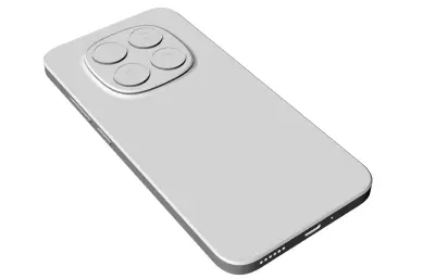 红米 Note 15 Pro手机3D模型