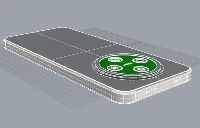 VIVO Y500 5G手机3D模型