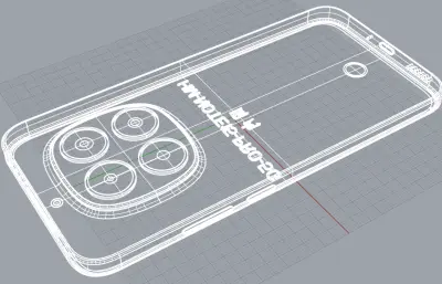 红米 Note 15 Pro手机3D模型