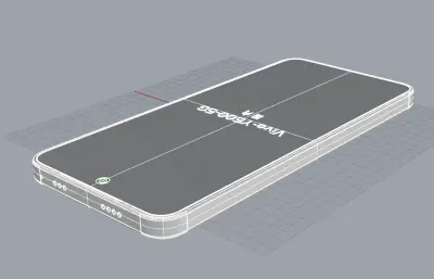 VIVO Y500 5G手机3D模型