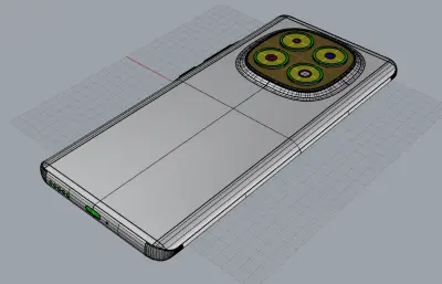 红米 Note 15手机3D模型