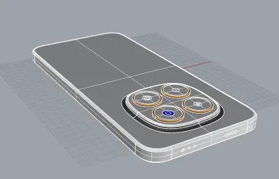 红米 Note 15 Pro手机3D模型