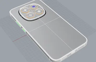 红米 Note 15 Pro手机3D模型