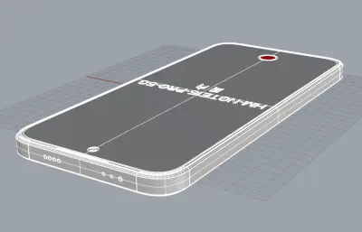 红米 Note 15 Pro手机3D模型