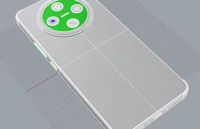 VIVO Y500 5G手机3D模型