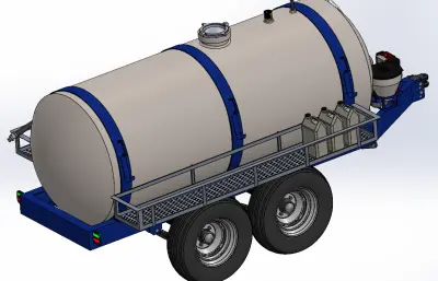 储油罐运输车总成