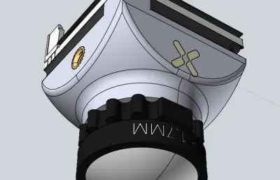 摄像机镜头3D模型