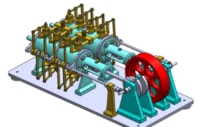 双向复合蒸汽机