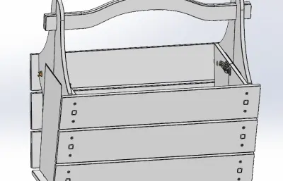 可展开成桌子的小篮子