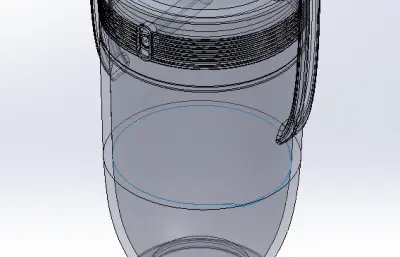 奖杯玻璃香水瓶
