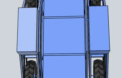 电动全地形农业机器人小车