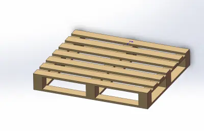木托盘模型