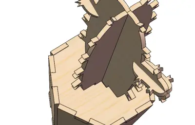 木制拼装玩具仙人掌