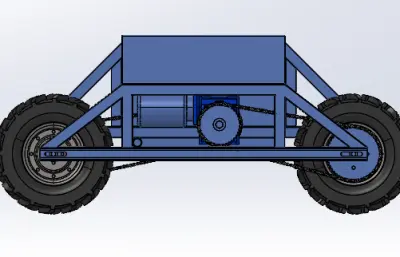 电动全地形农业机器人小车